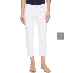 Hudson Fallon Crop White Jean